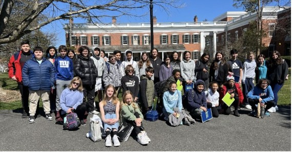 Picture of AVID Students at Drew University